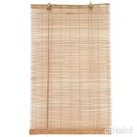 Store enrouleur à baguettes Bambou 60 x H180 cm Naturel - B00DRQLVVG